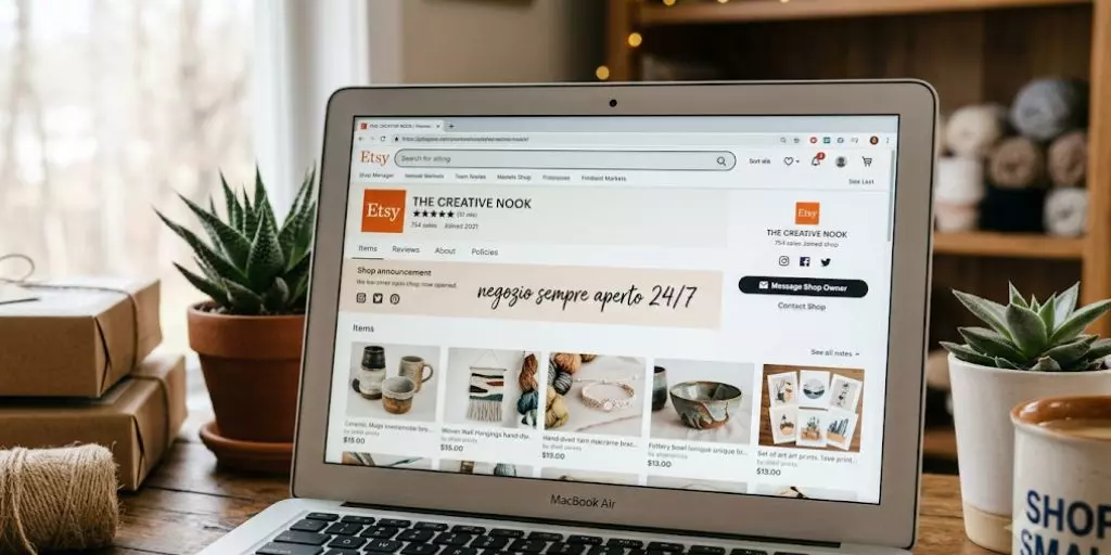aprire negozio etsy per italiani